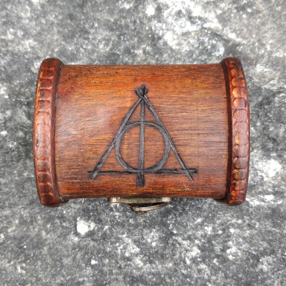 Deathly hallow trinket box jewelry Harry Potter